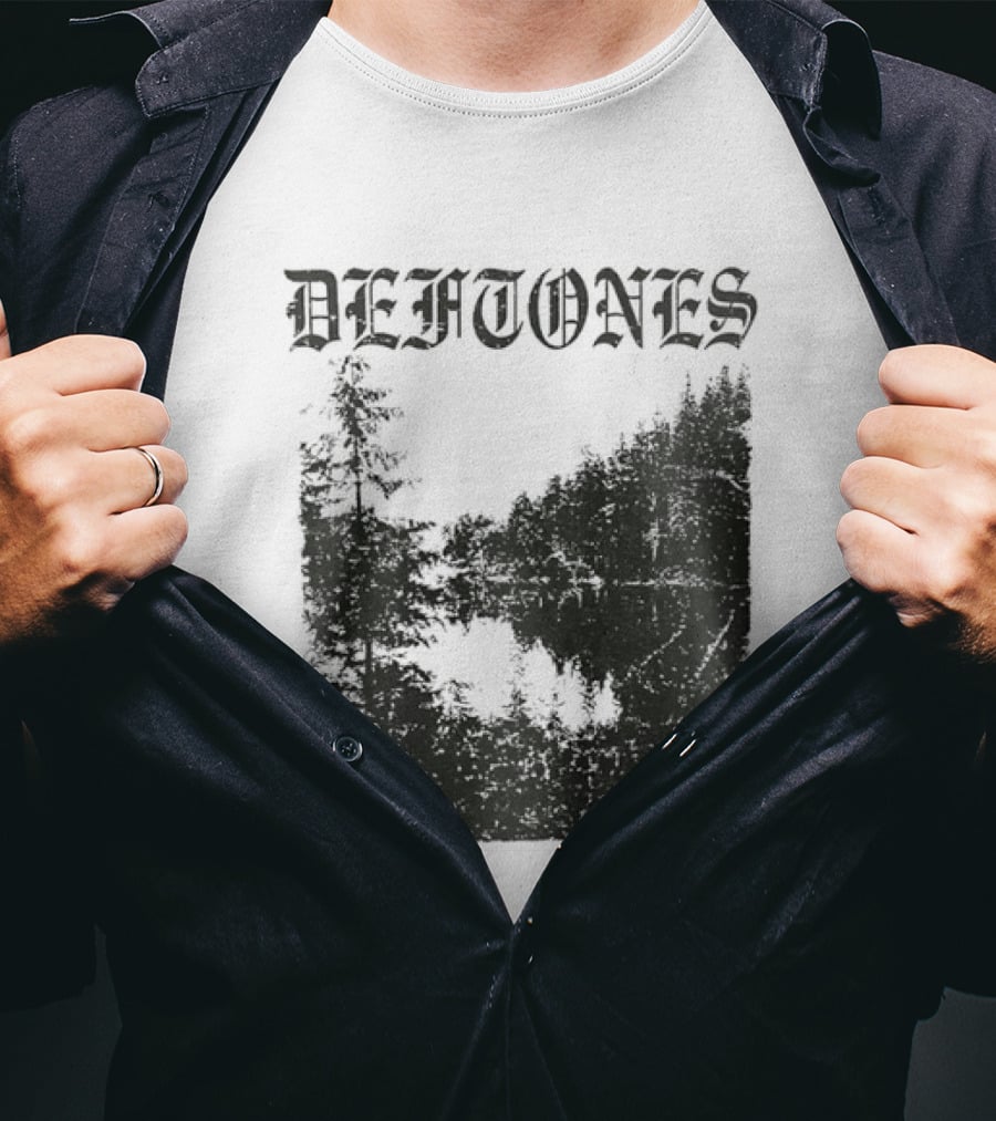 DEFTONES Forest Lake Landscape Alternative Metal T-Shirt