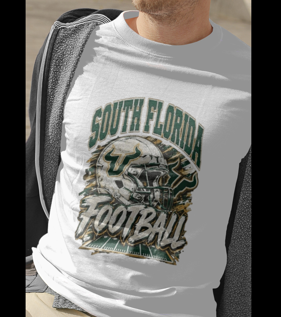 South Florida Bulls Football 90s Game Day QB Flowers Era T-Shirt
