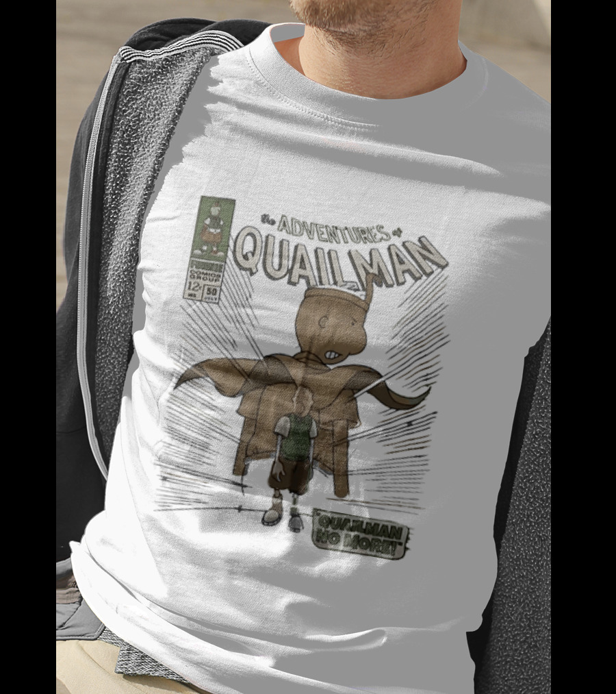 Adventures Of Quailman Quailman No More Comic Issue 12 Group 50 T-Shirt