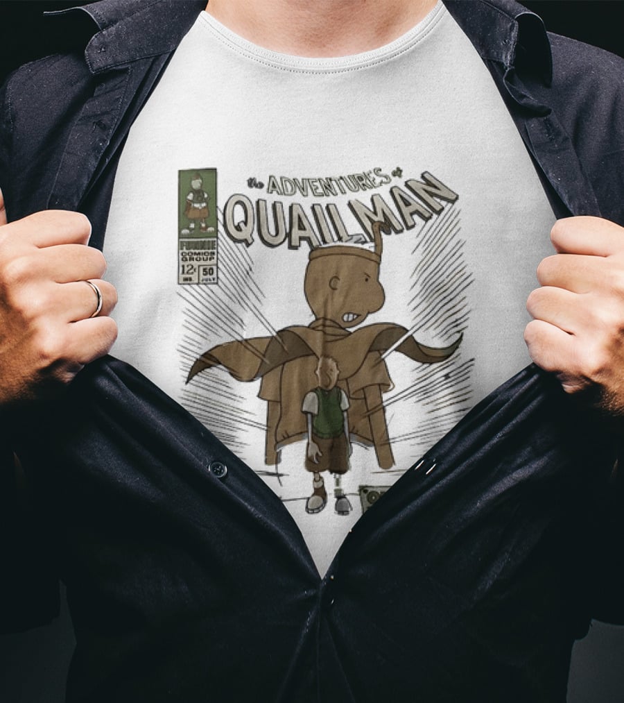 Adventures Of Quailman Quailman No More Comic Issue 12 Group 50 T-Shirt