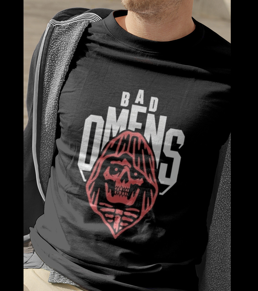 Bad Omens Skull Hooded Metalcore Heavy Metal T-Shirt