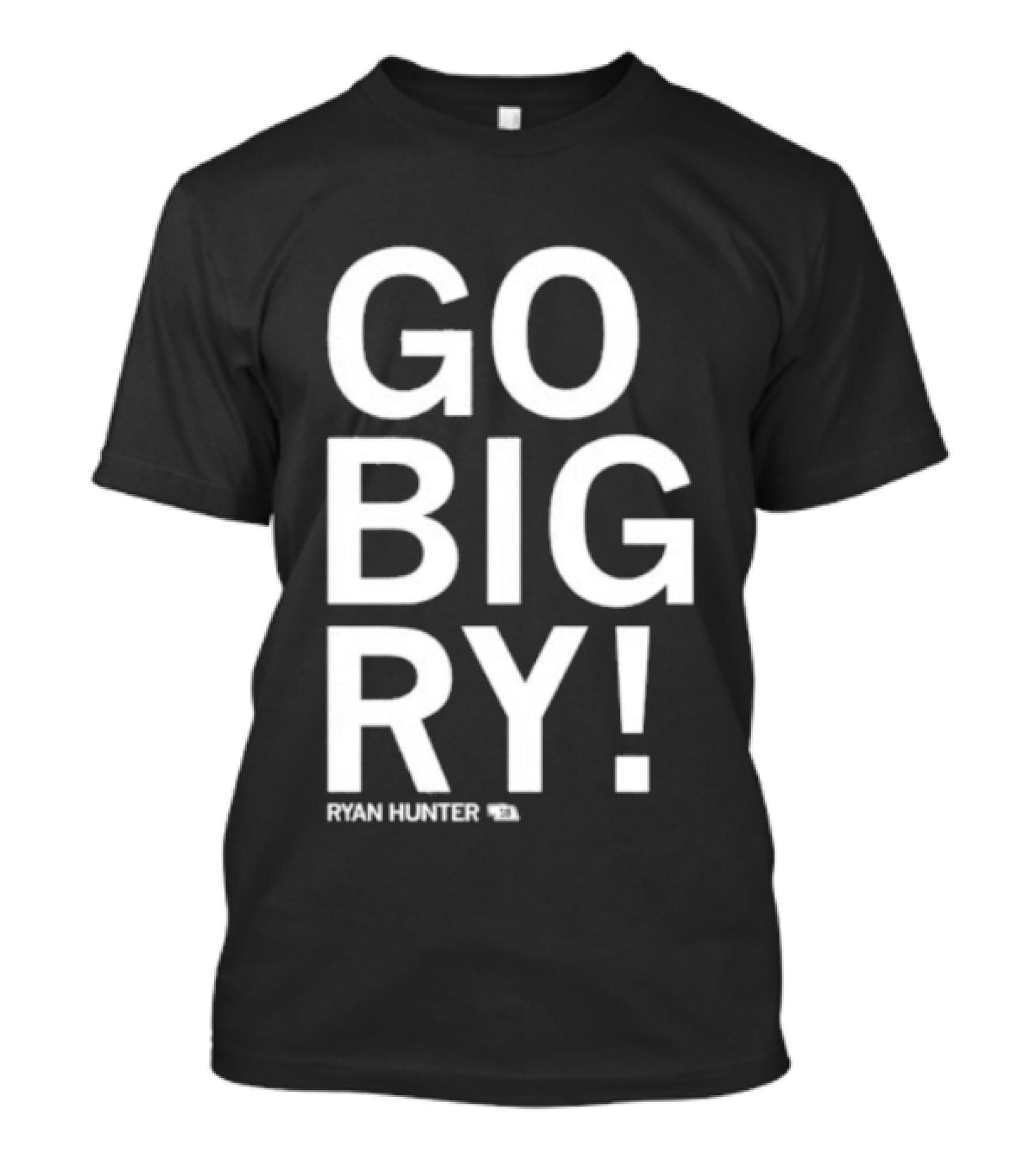GO BIG RY Ryan Hunter 18 Football T-Shirt