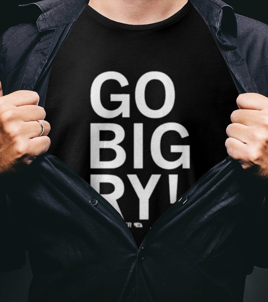 GO BIG RY Ryan Hunter 18 Football T-Shirt