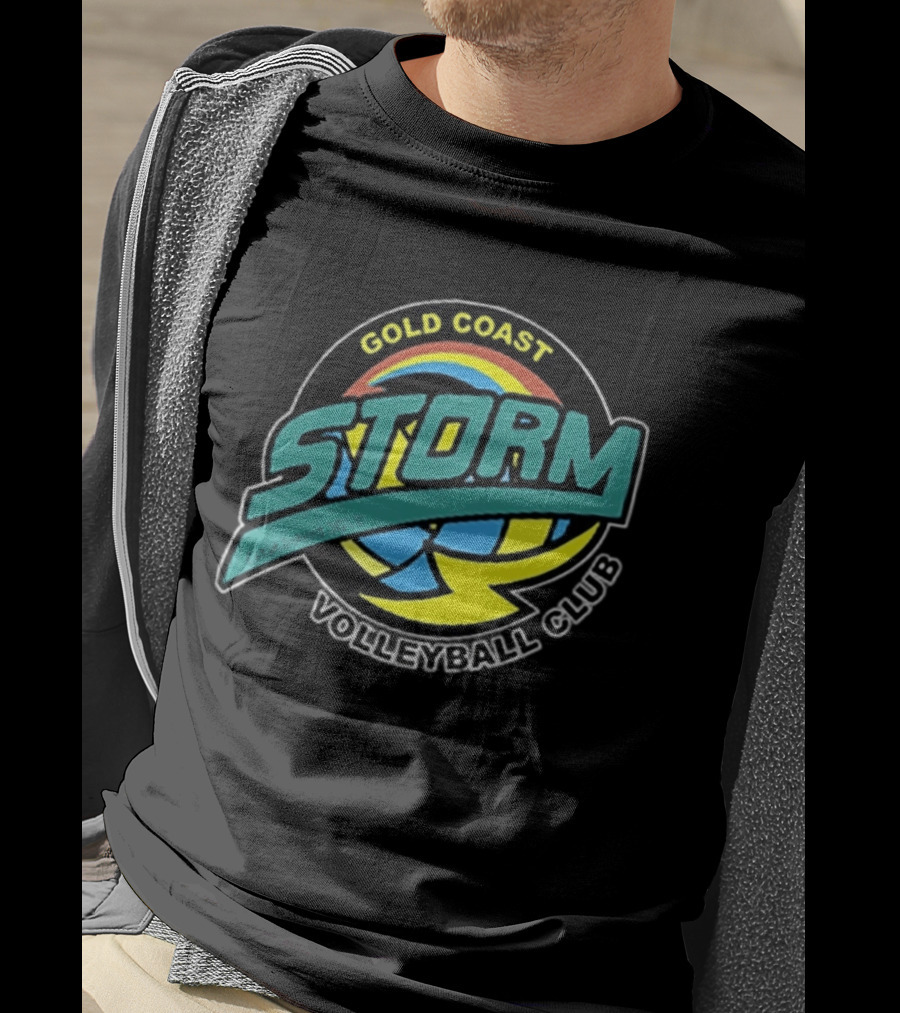 Gold Coast Storm Volleyball Club Colorful T-Shirt
