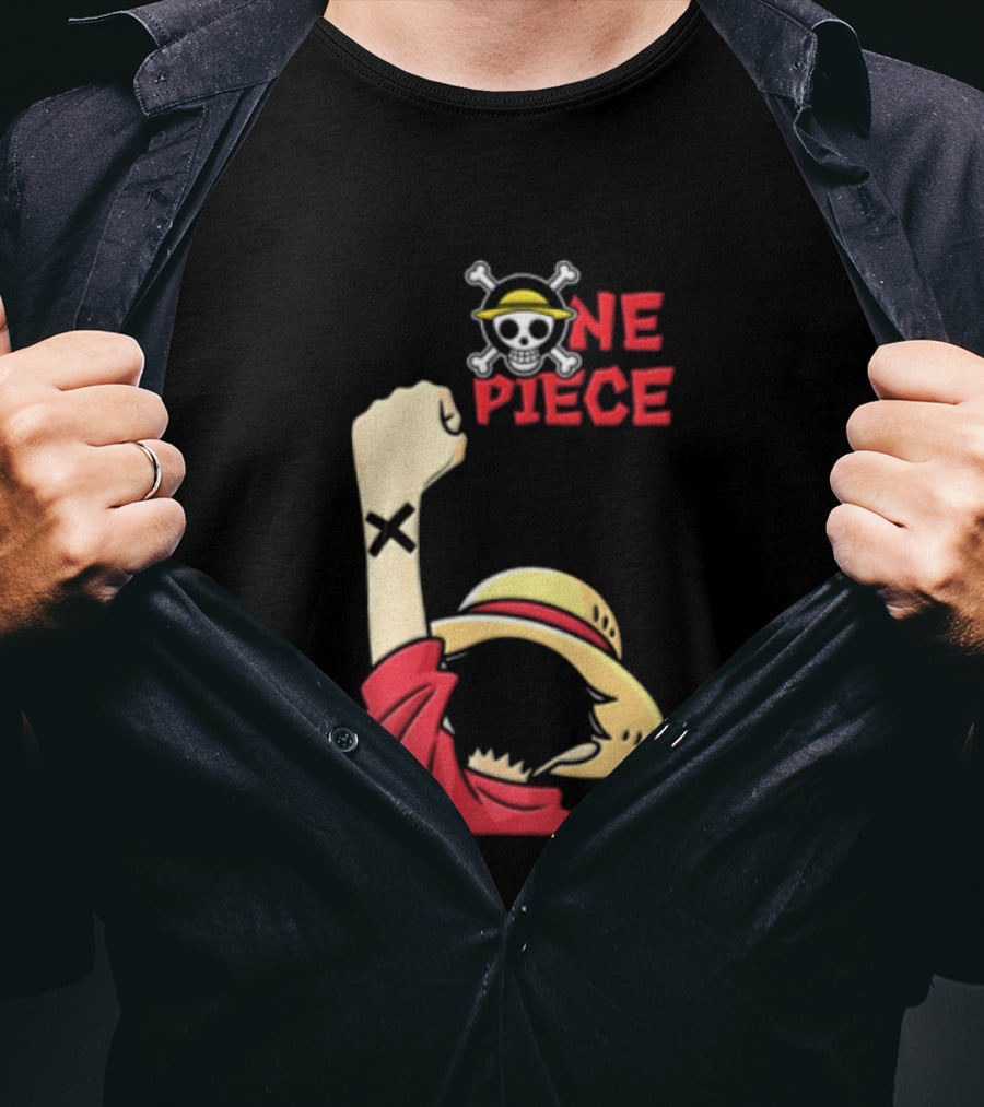 Neha Bora Luffy One Piece Straw Hat T-Shirt