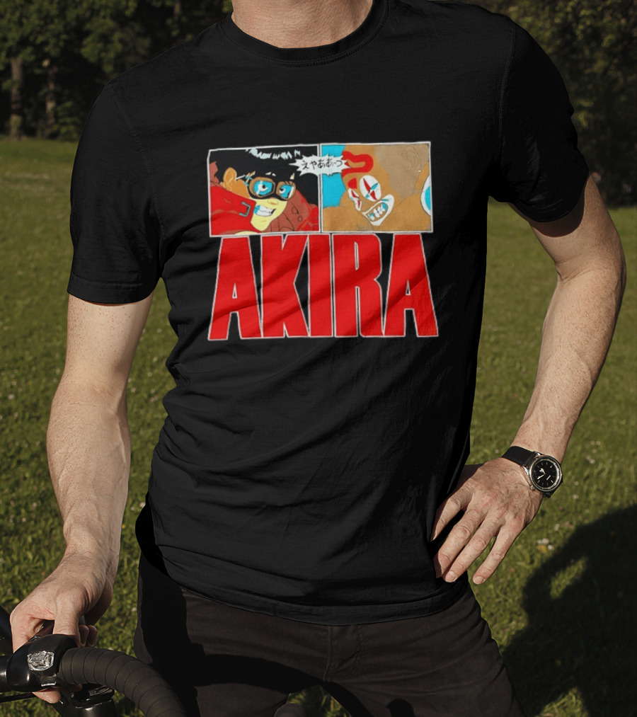 Akira Anime Manga Kaneda Joker Panels Japanese T-Shirt