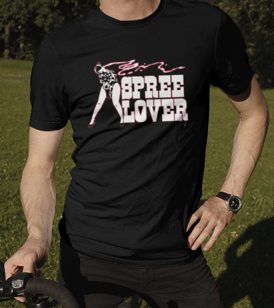 Spree Lover Bootleg Gun Girl Streetwear Vintage Aesthetic T-Shirt