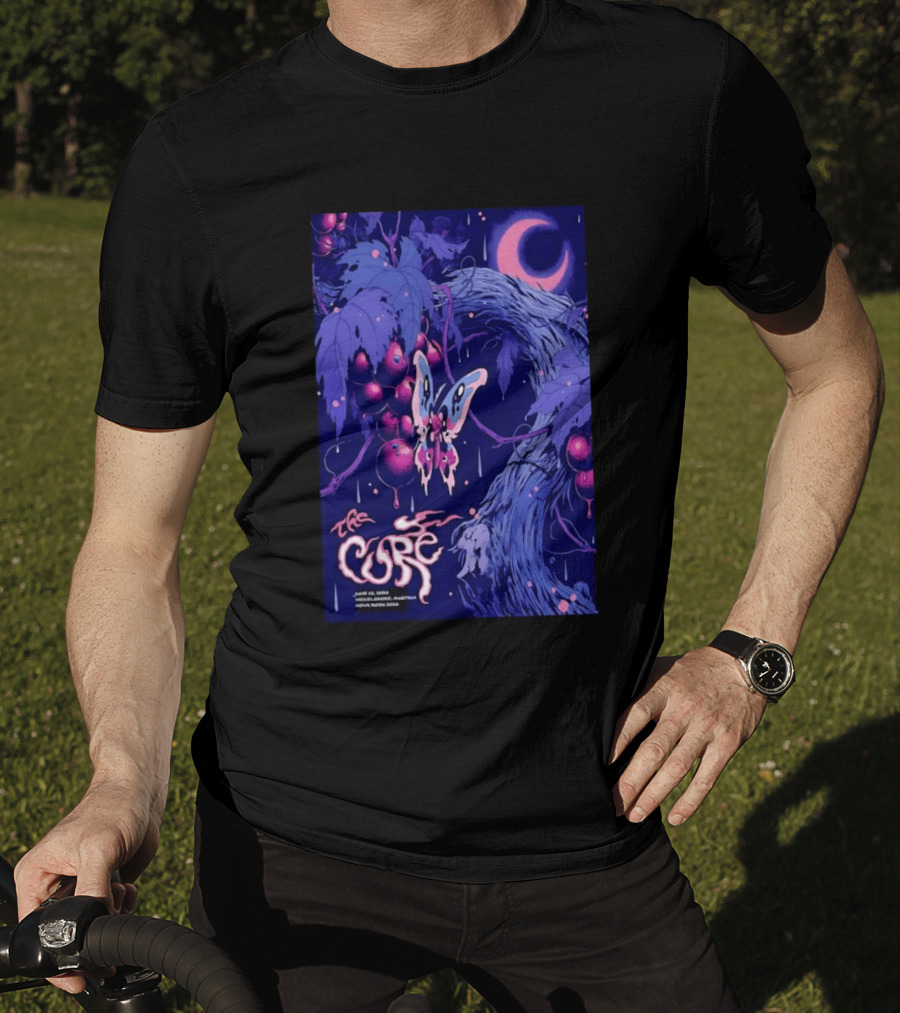 The Cure Cosmic Butterfly Moth Concert June 25 2008 Melbourne Australia T-Shirt