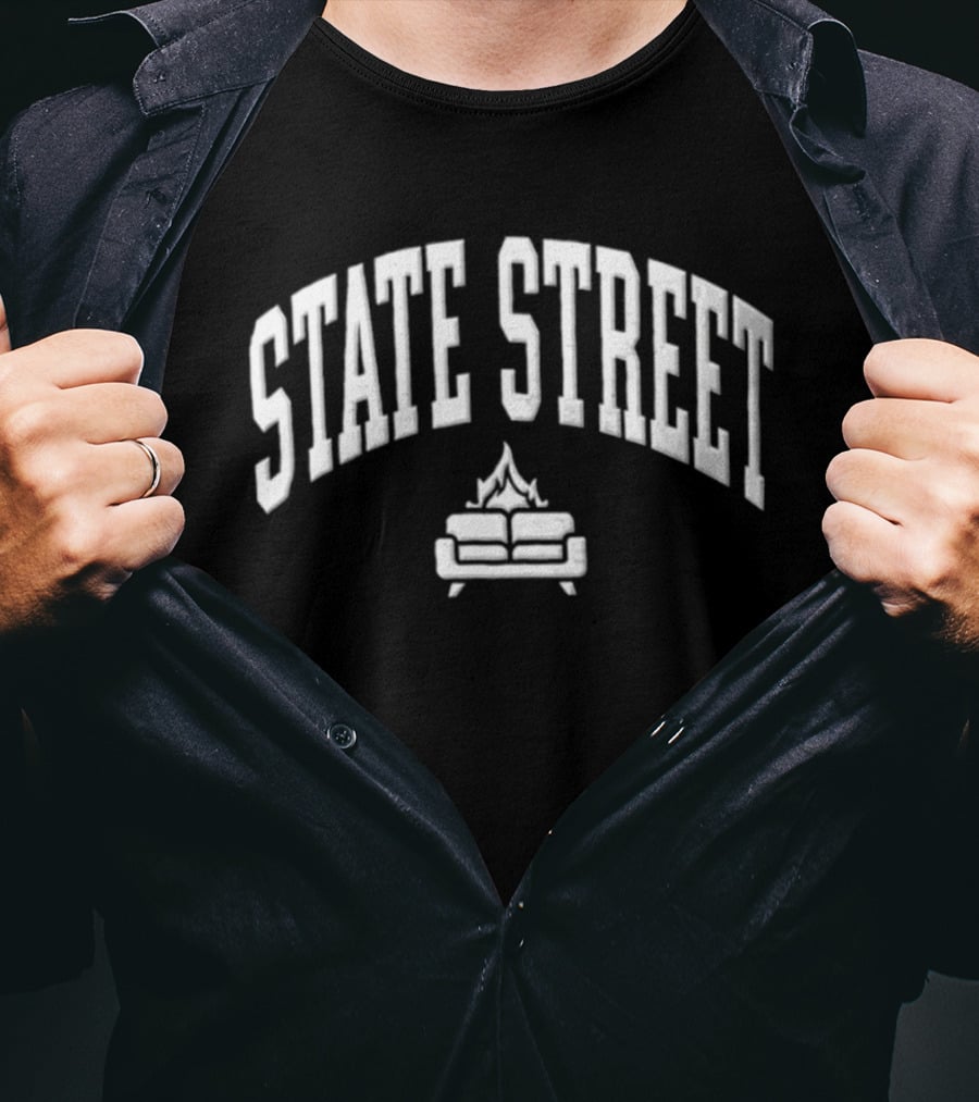 State Street Burning Couch T-Shirt