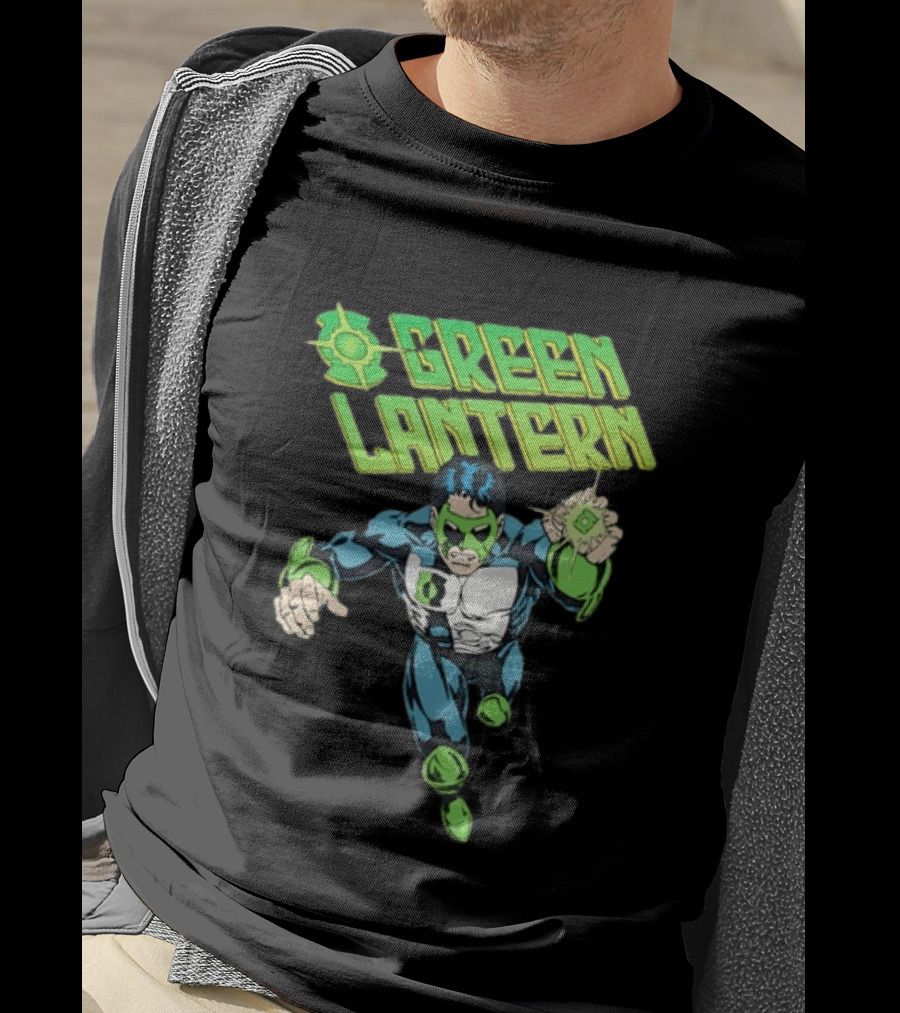 Green Lantern Comic Book Hero DC Comics Iconic Character Ring Power T-Shirt