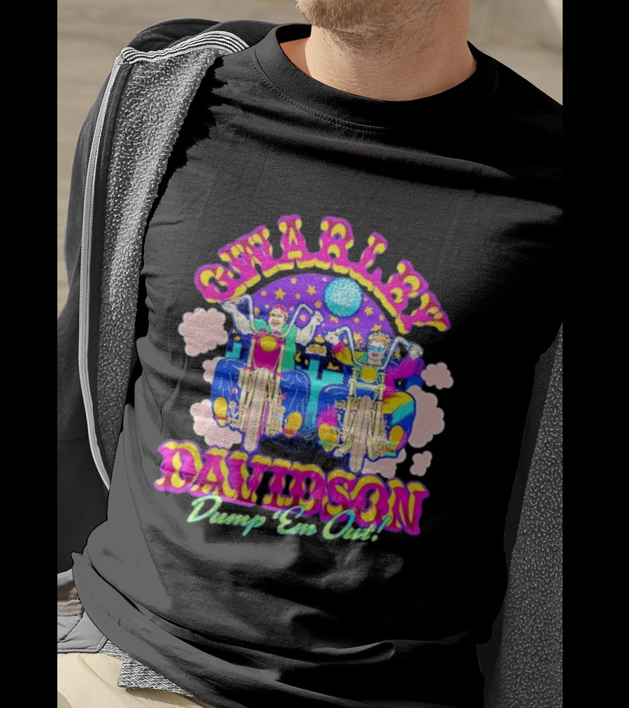 Swarley Davidson How I Met Your Mother Dump 'Em Out Retro Biker T-Shirt