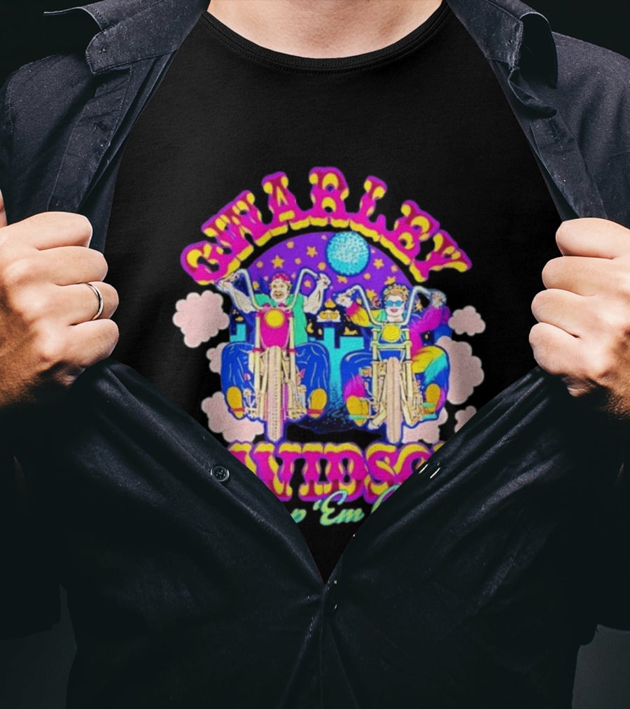 Swarley Davidson How I Met Your Mother Dump 'Em Out Retro Biker T-Shirt