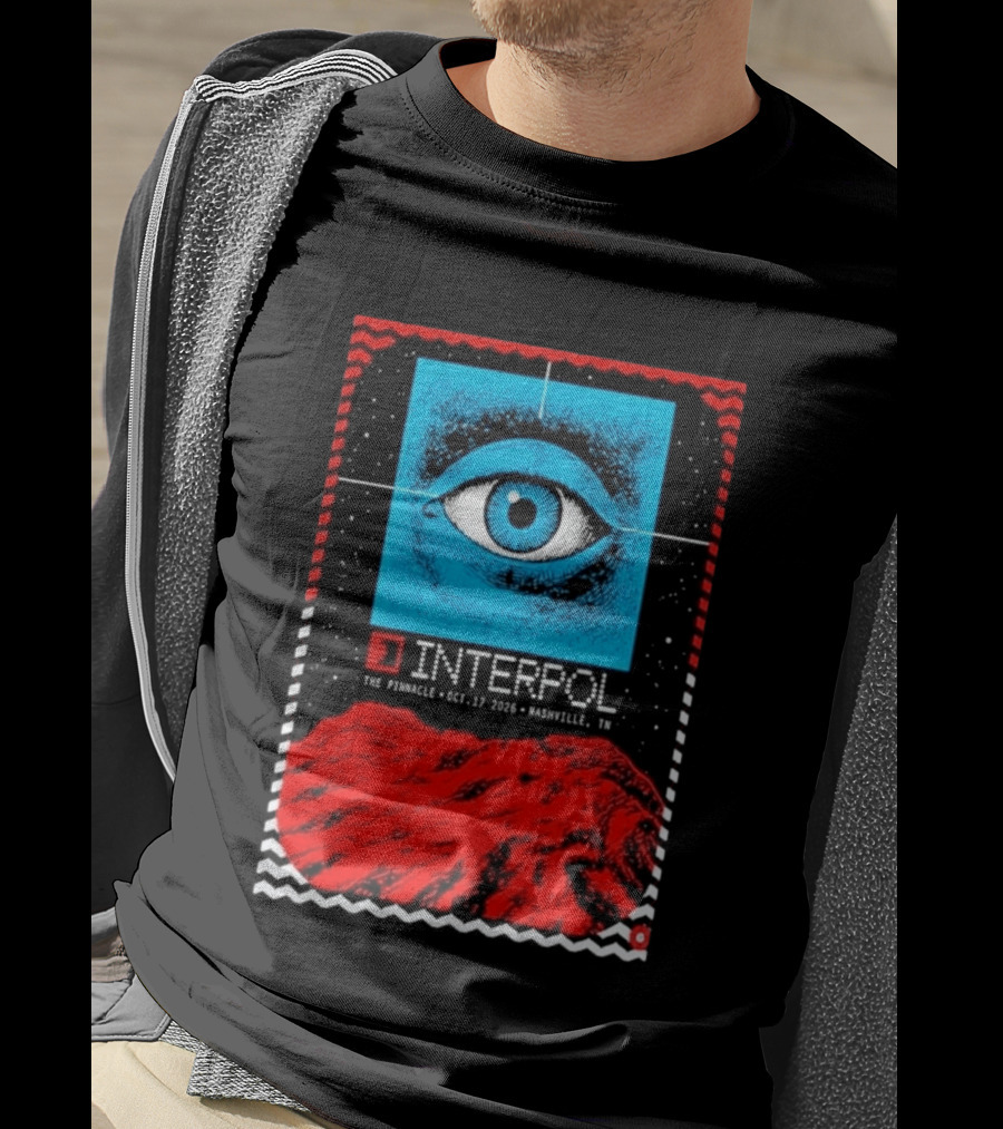 Interpol Eyeball Event Nashville The Pinnacle October 17 2026 T-Shirt