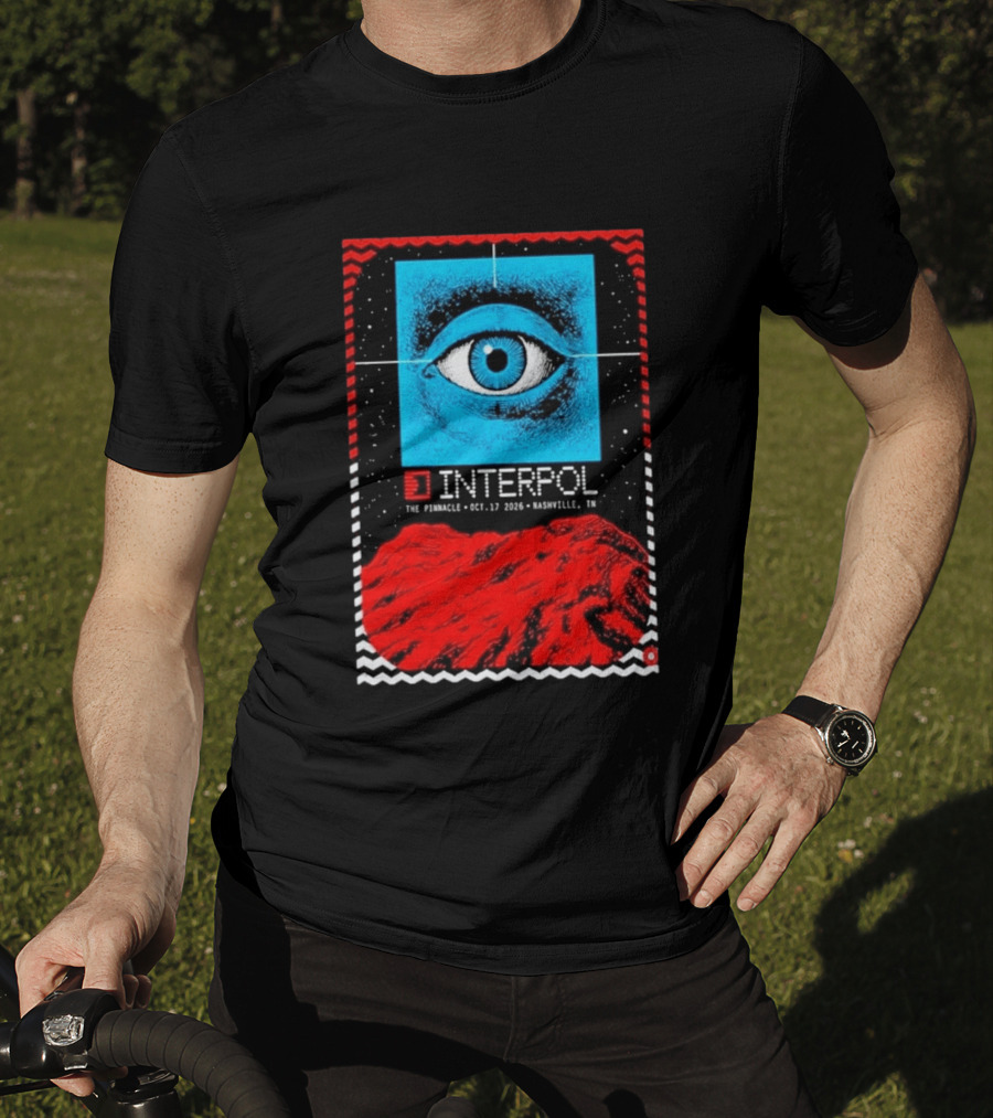 Interpol Eyeball Event Nashville The Pinnacle October 17 2026 T-Shirt