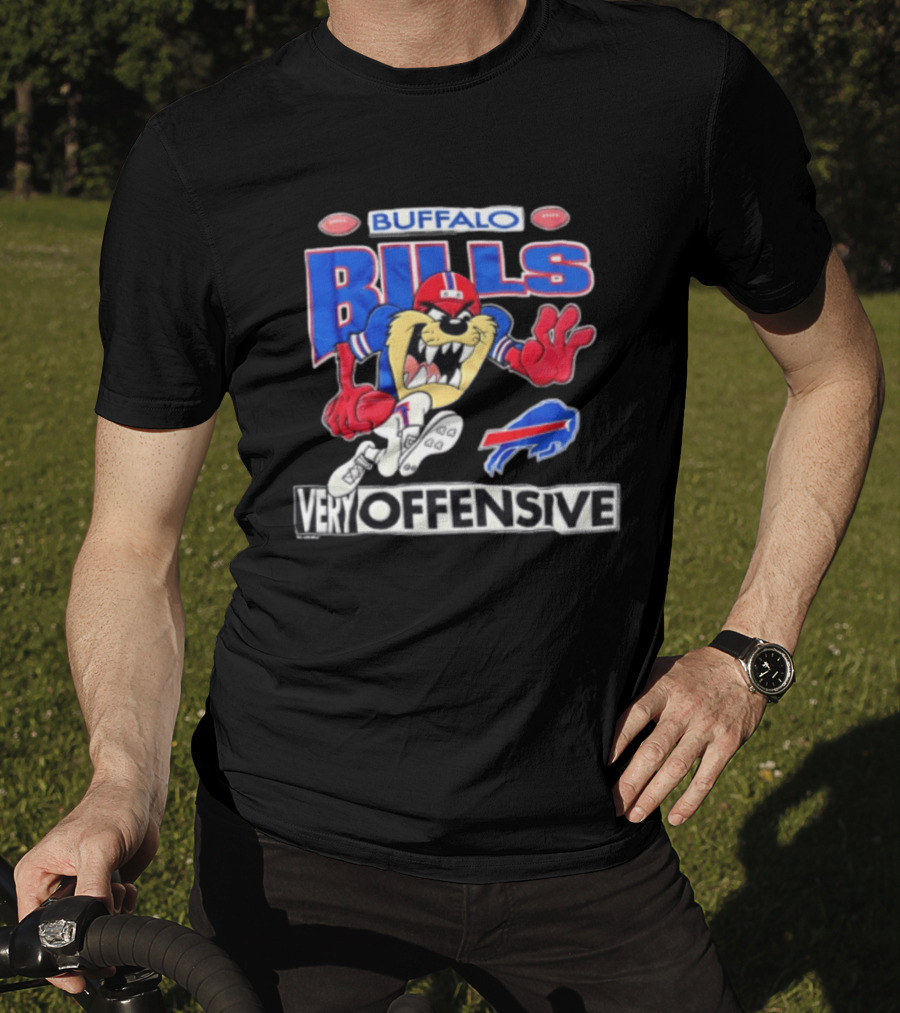 Buffalo Bills Tasmanian Devil Very Offensive Looney Tunes T-Shirt