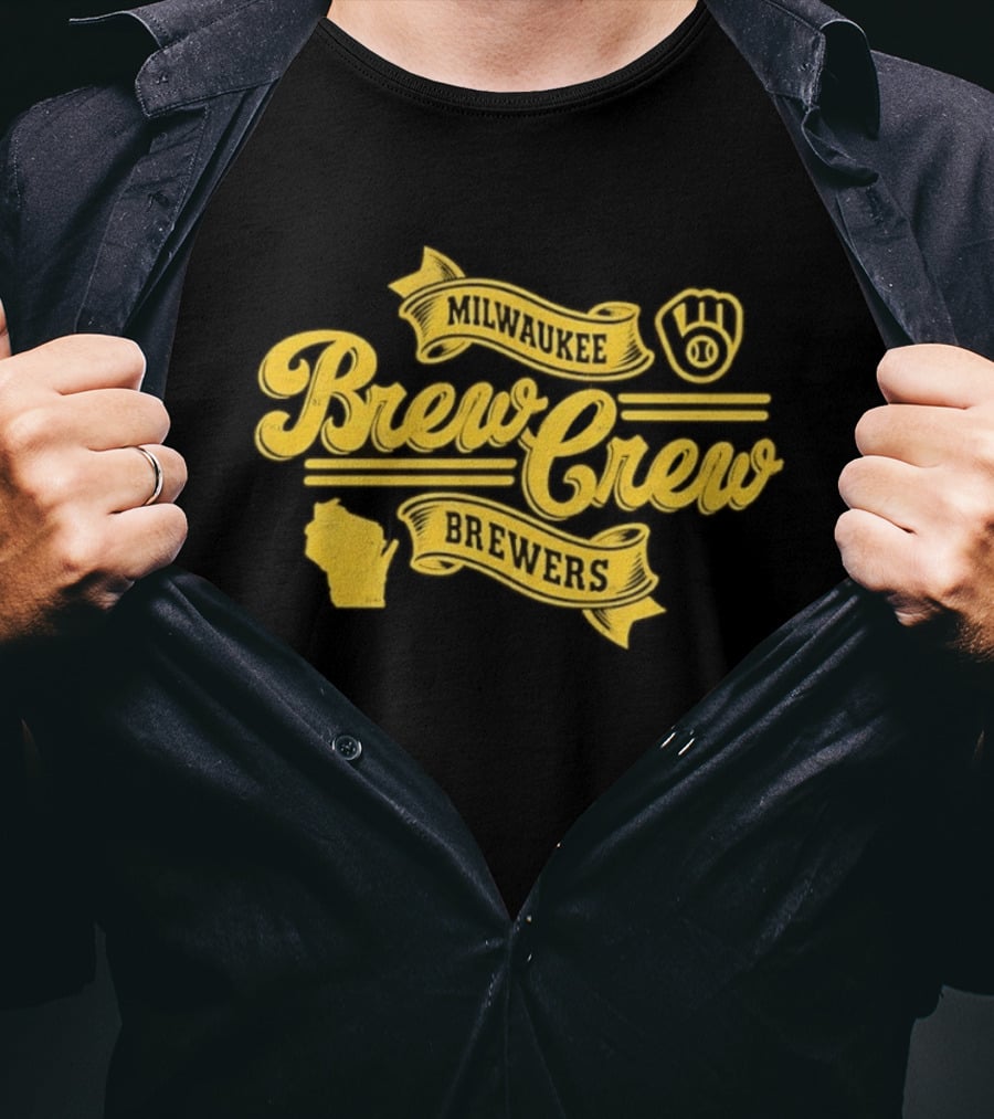 Milwaukee Brew Crew Brewers Baseball Wisconsin MLB T-Shirt