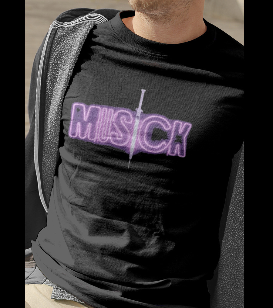 MUSICK Laibach Neon Syringe Concept T-Shirt