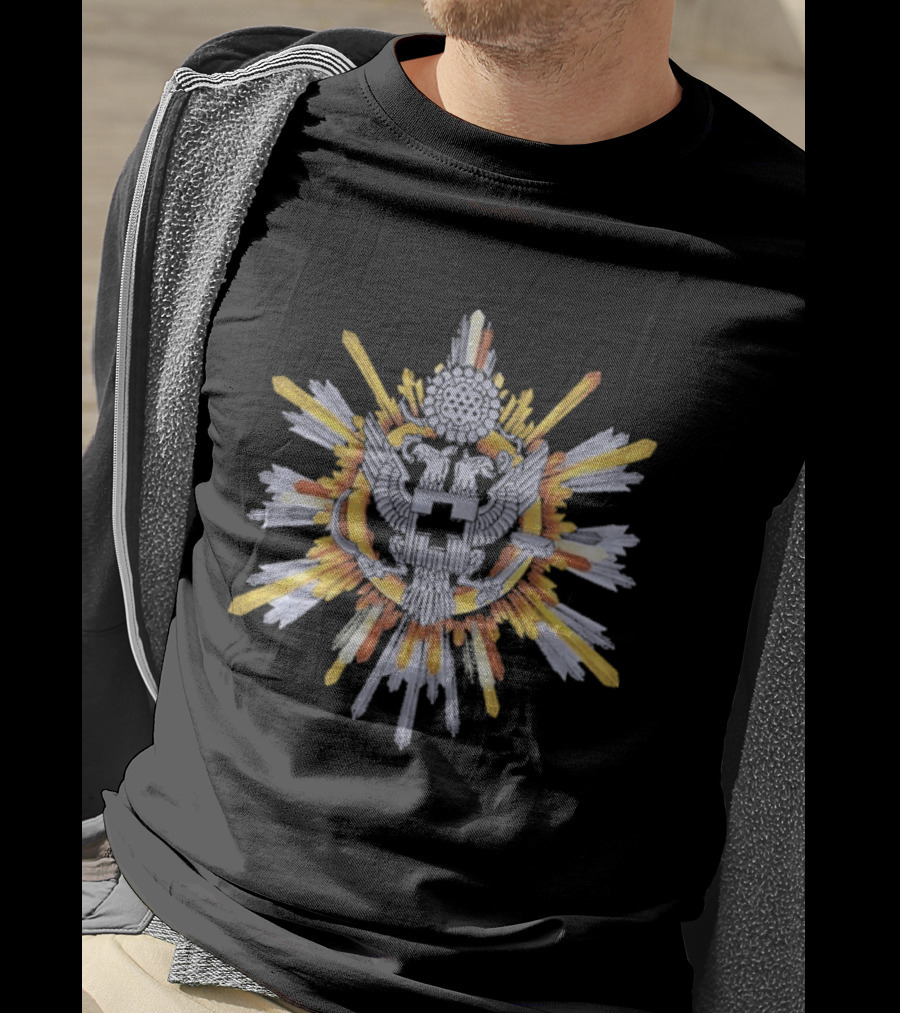 Opus Dei II Cross And Wings Symbol With Radiant Abstract Features T-Shirt