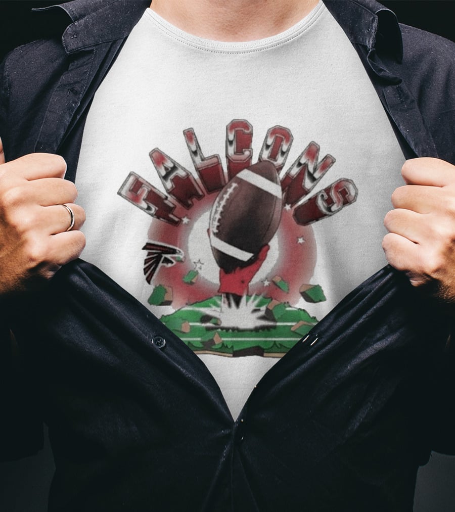 Atlanta Falcons Football Explode 2026 Clubhouse Fan Gear T-Shirt