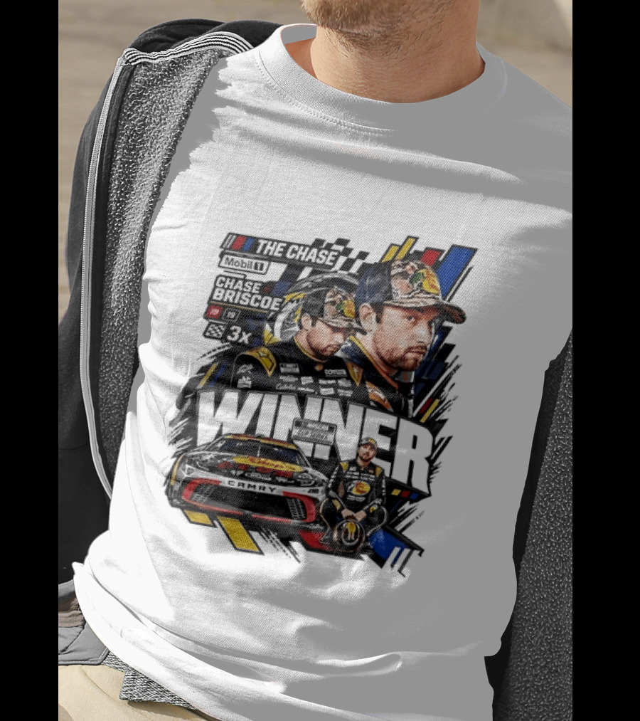 Chase Briscoe Winner 3x NASCAR Cup Series The Chase T-Shirt