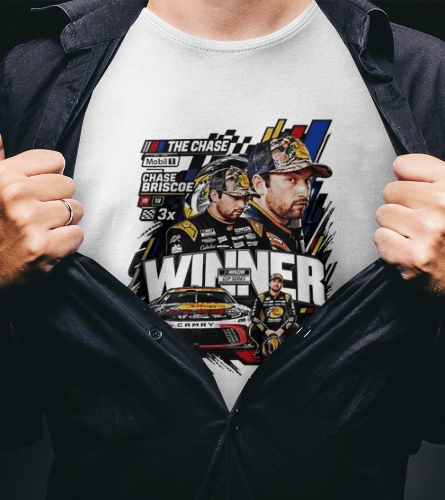 Chase Briscoe Winner 3x NASCAR Cup Series The Chase T-Shirt