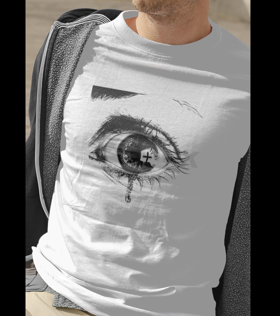 Ravenous Eye Tears Cross T-Shirt