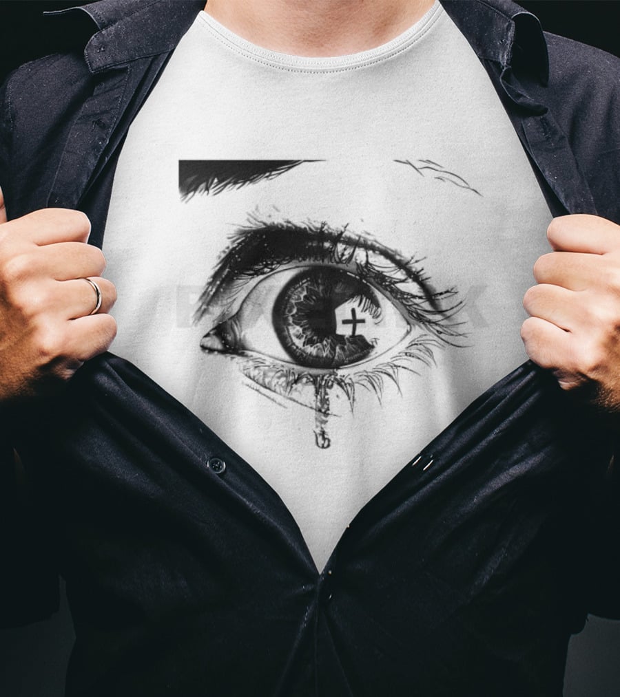 Ravenous Eye Tears Cross T-Shirt
