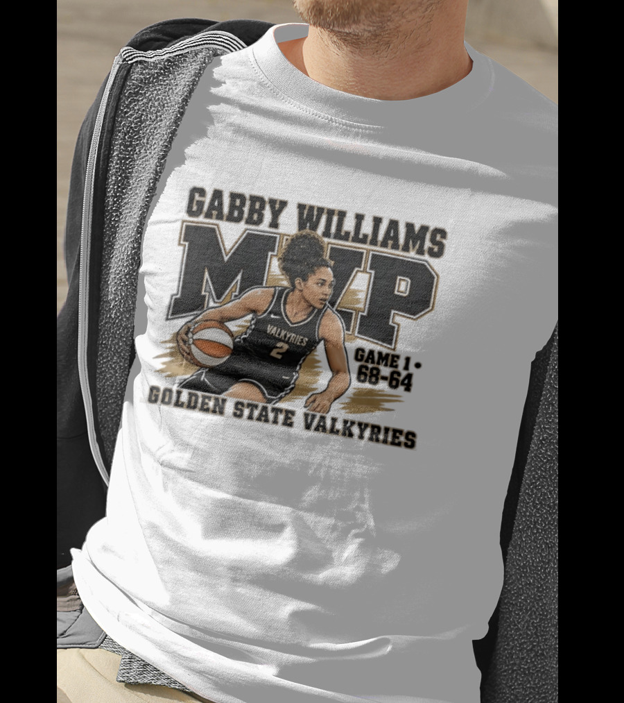 Gabby Williams MVP Golden State Valkyries Game 1 68 64 T-Shirt