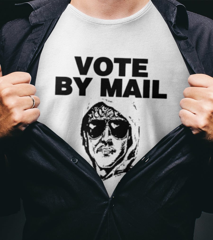 Hunter S Thompson Vote By Mail Bootleg Image T-Shirt