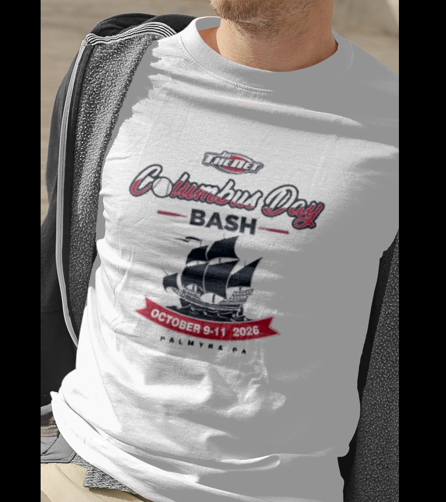 In The Net Columbus Day Bash 2026 Palmyra PA Ship Theme October 9 11 T-Shirt