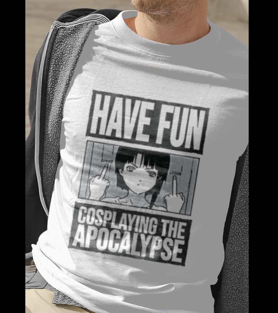 Lain Iwakura Bread Circuits Have Fun Cosplaying The Apocalypse T-Shirt