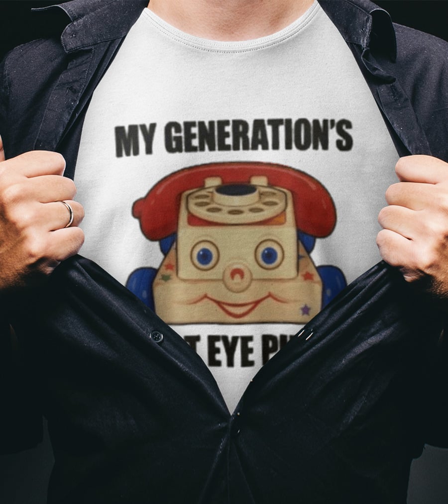 My Generation's First Eye Phone Toy Telephone Retro Nostalgia T-Shirt