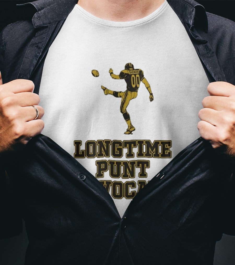 Sickos Committee Longtime Punt Advocate Kick Retro Football Fan T-Shirt