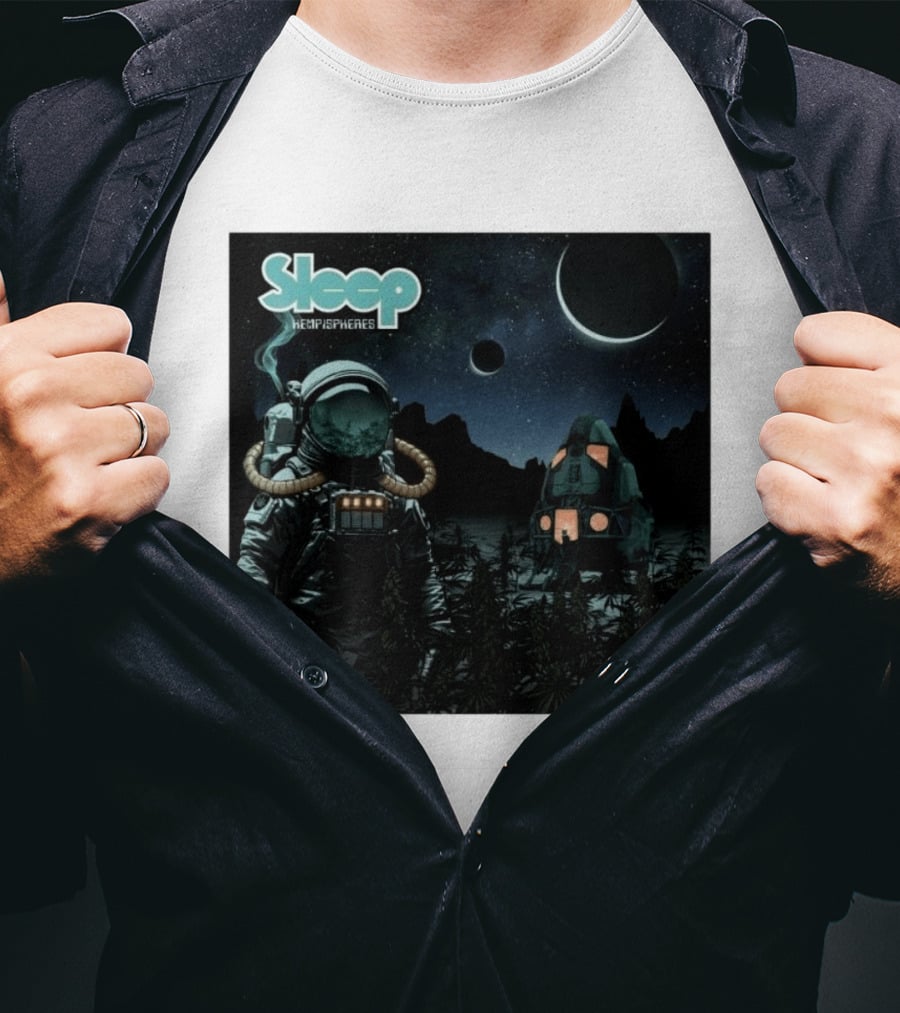 Sleep Hempispheres Space Doom Metal Stoner Band Album T-Shirt