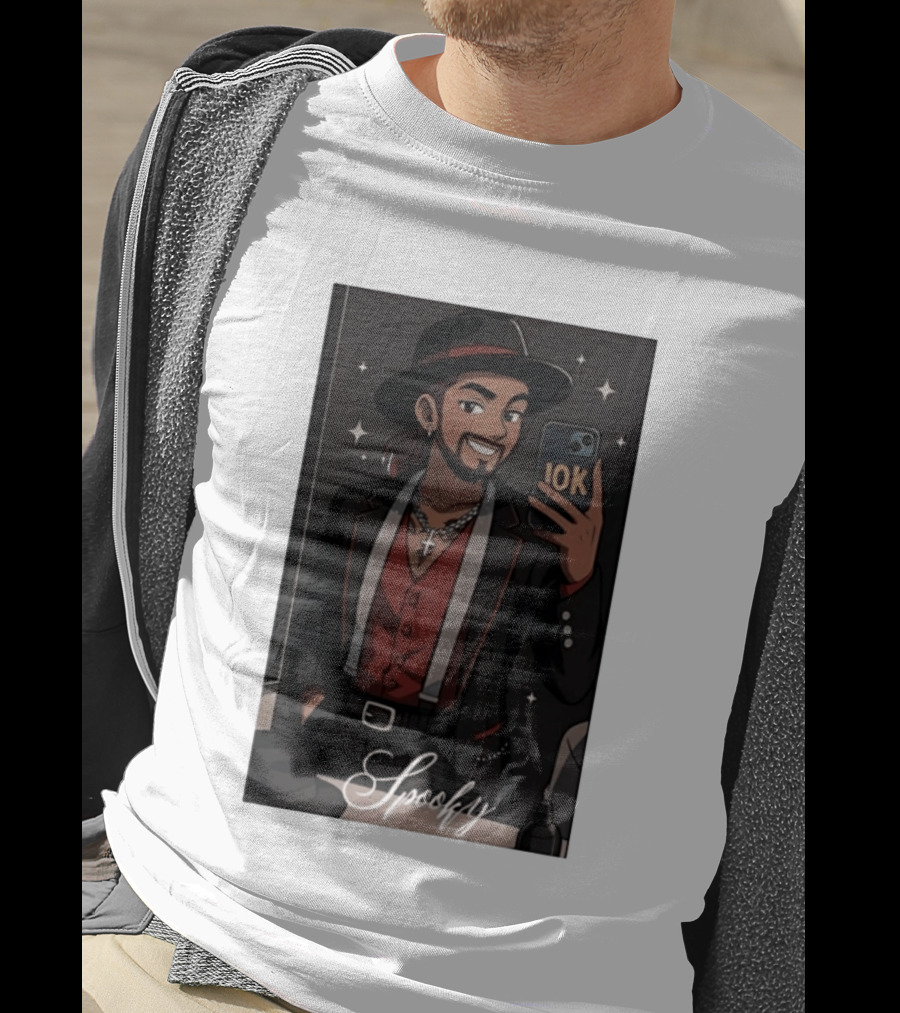 Spooky 10K Selfie Mirror Anime T-Shirt