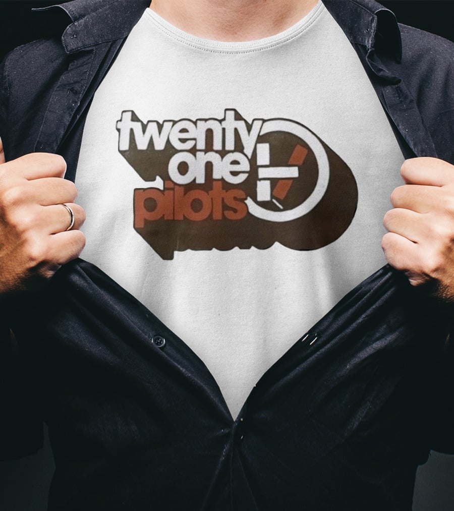 Twenty One Pilots Logo Alternative Rock Band Merchandise T-Shirt