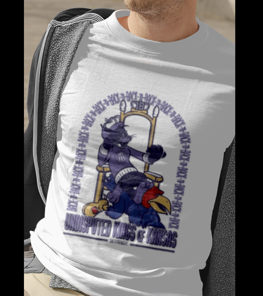 Undisputed Kings Of Kansas Wildcats Throne Victory Over Jayhawk Rivals T-Shirt