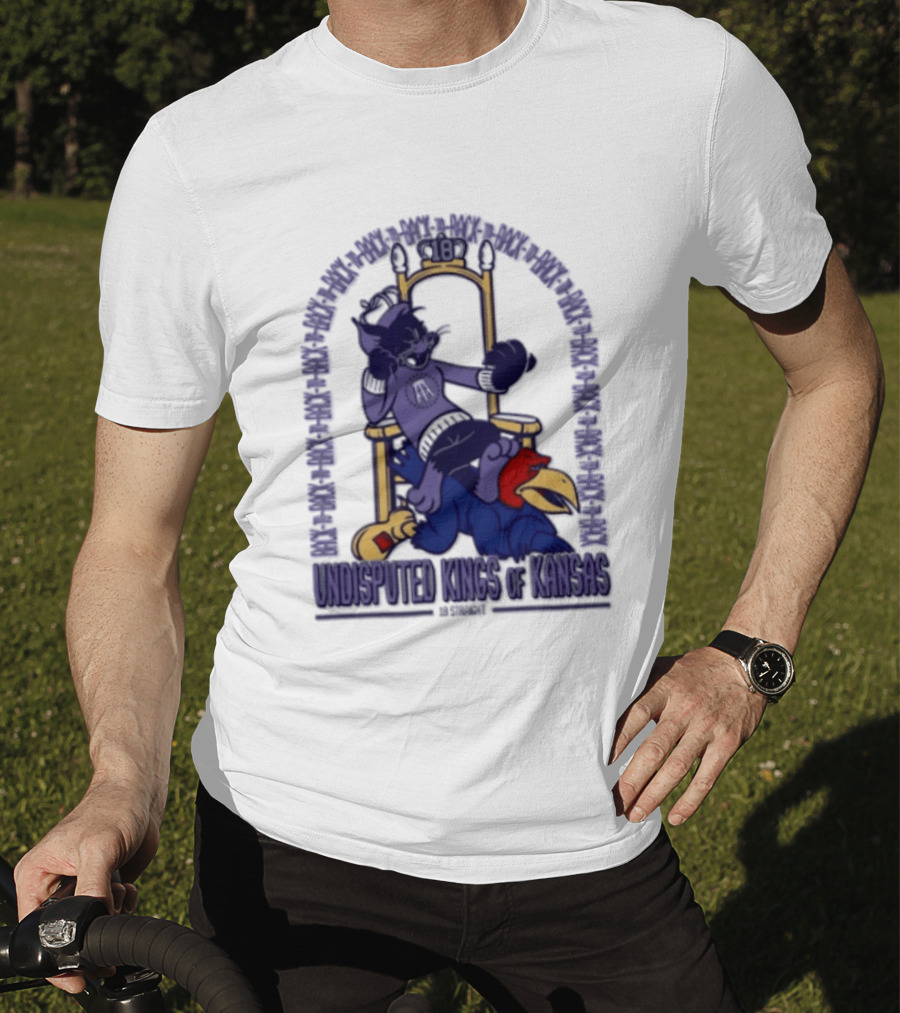 Undisputed Kings Of Kansas Wildcats Throne Victory Over Jayhawk Rivals T-Shirt
