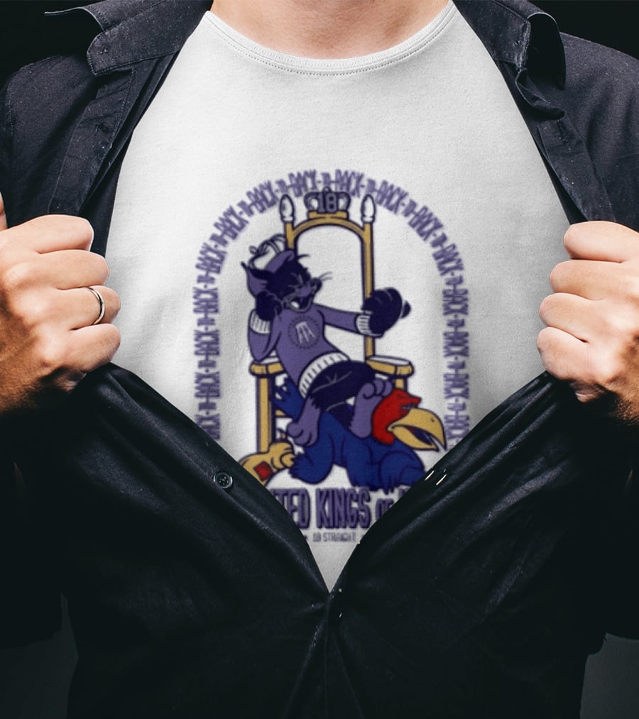 Undisputed Kings Of Kansas Wildcats Throne Victory Over Jayhawk Rivals T-Shirt