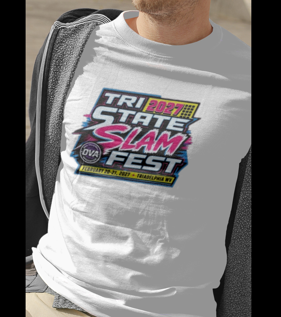 Tri State Slam Fest 2027 OVA Volleyball Association Triadelphia WV February 20 21 T-Shirt