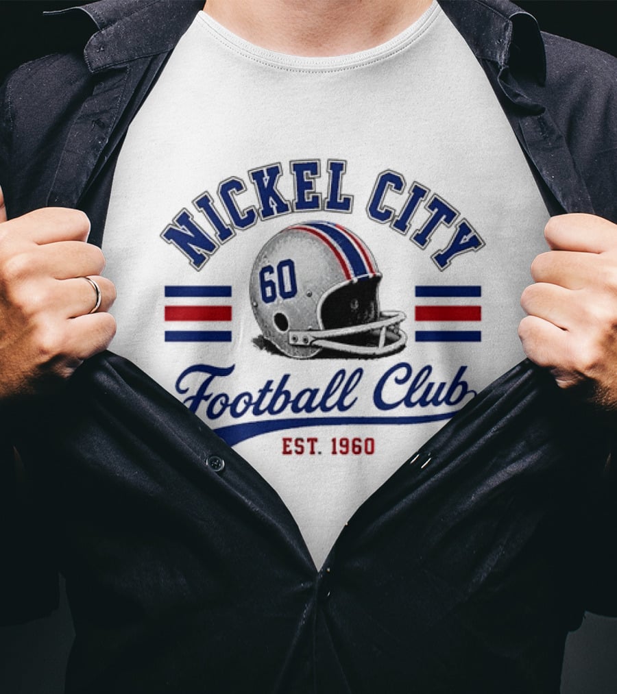 Nickel City Football Club Helmet Est 1960 T-Shirt