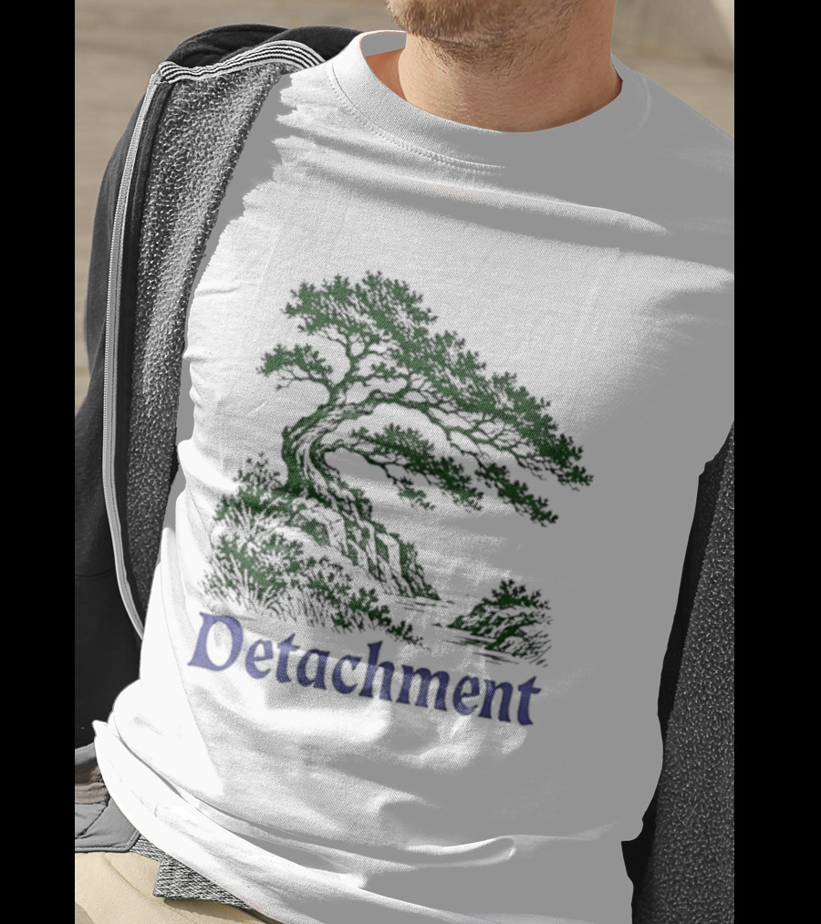Detachment Bonsai Tree Zen Mindfulness T-Shirt