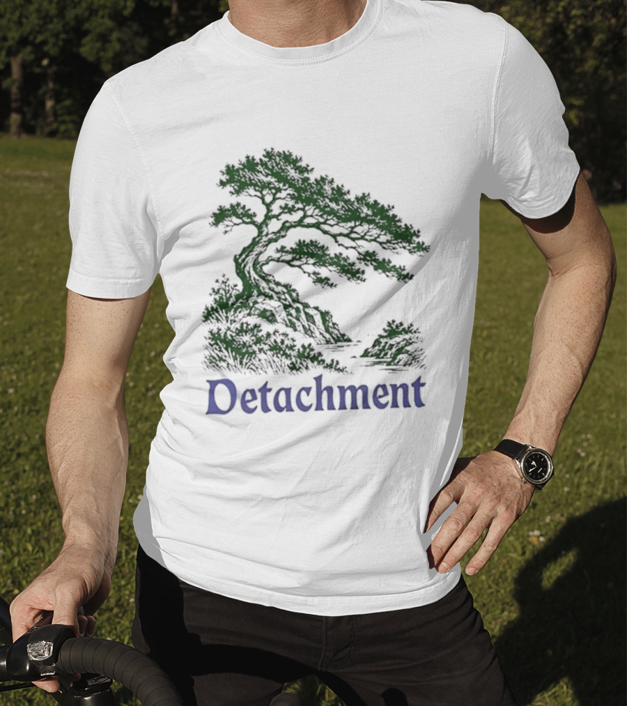 Detachment Bonsai Tree Zen Mindfulness T-Shirt