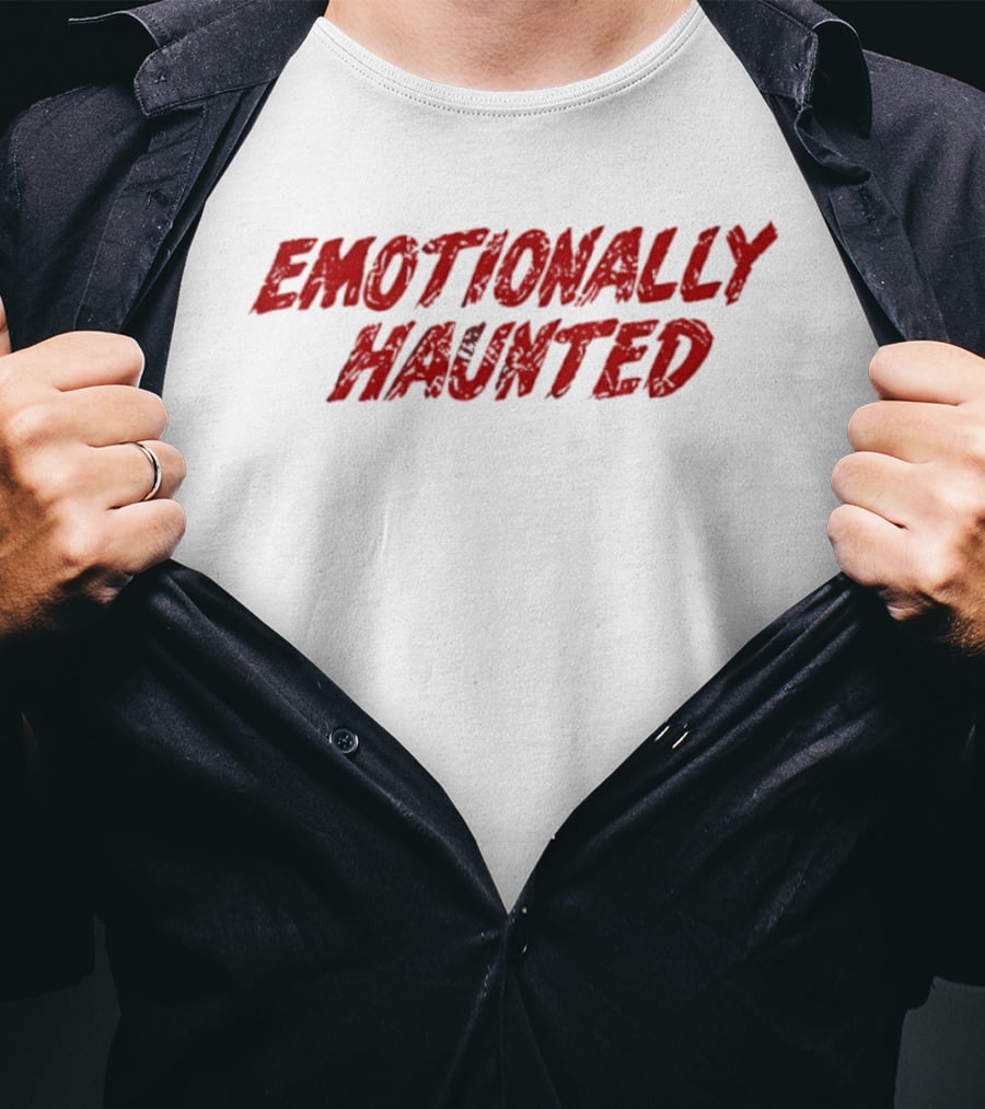 Emotionally Haunted Moody Aesthetic Grunge T-Shirt