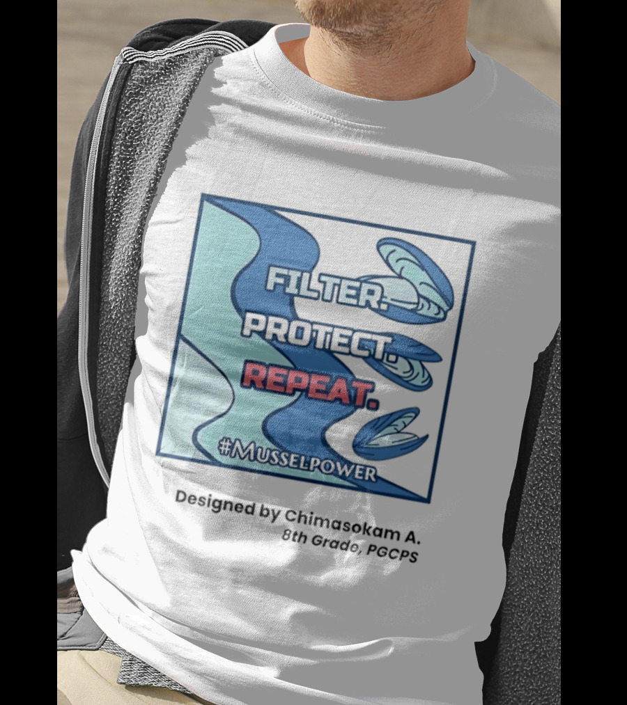 Filter Protect Repeat Mussel Power Environmental Awareness #Musselpower T-Shirt