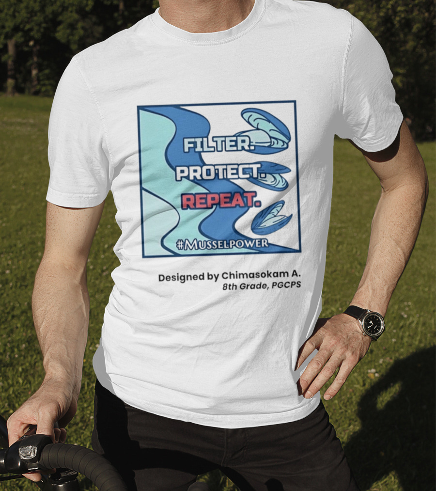 Filter Protect Repeat Mussel Power Environmental Awareness #Musselpower T-Shirt
