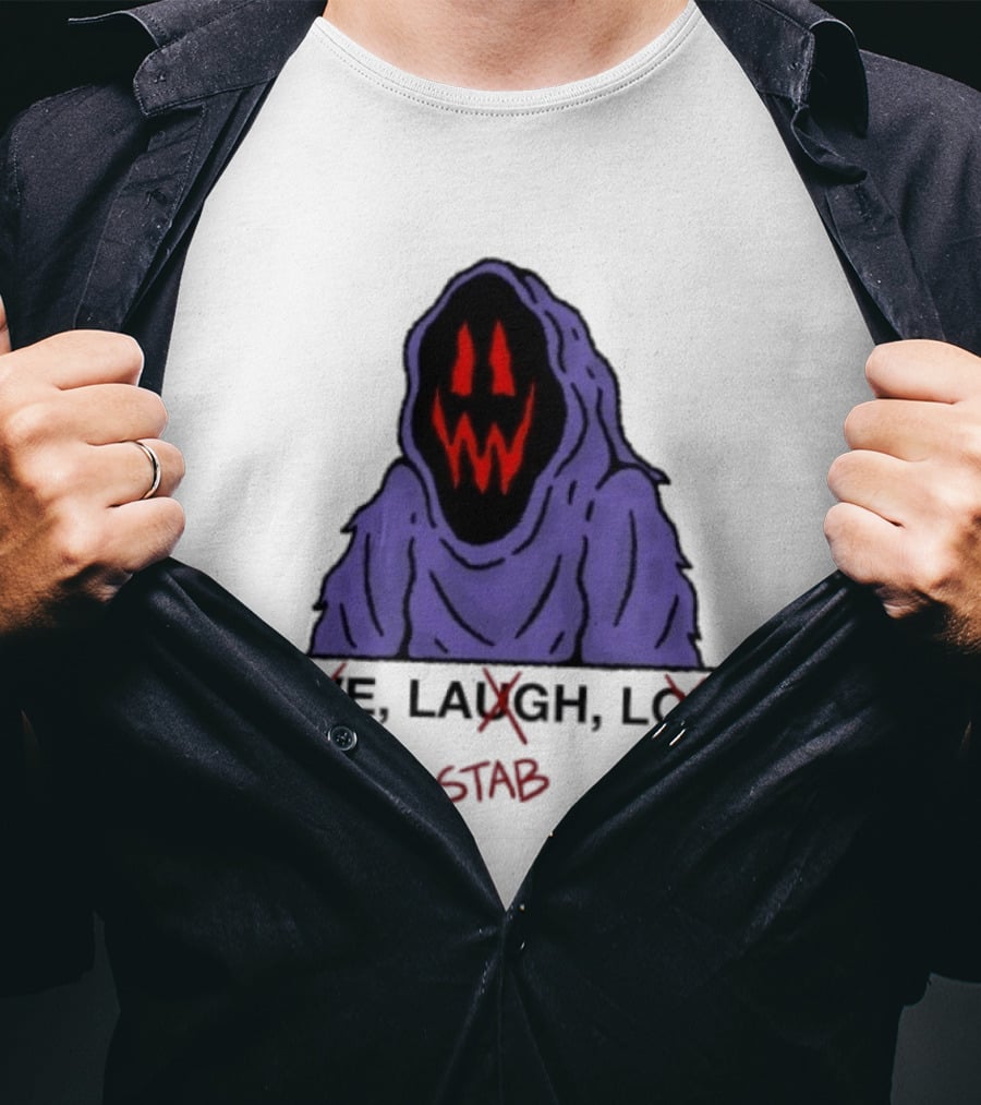 Grim Reaper Live Laugh Love Die Stab Kill T-Shirt