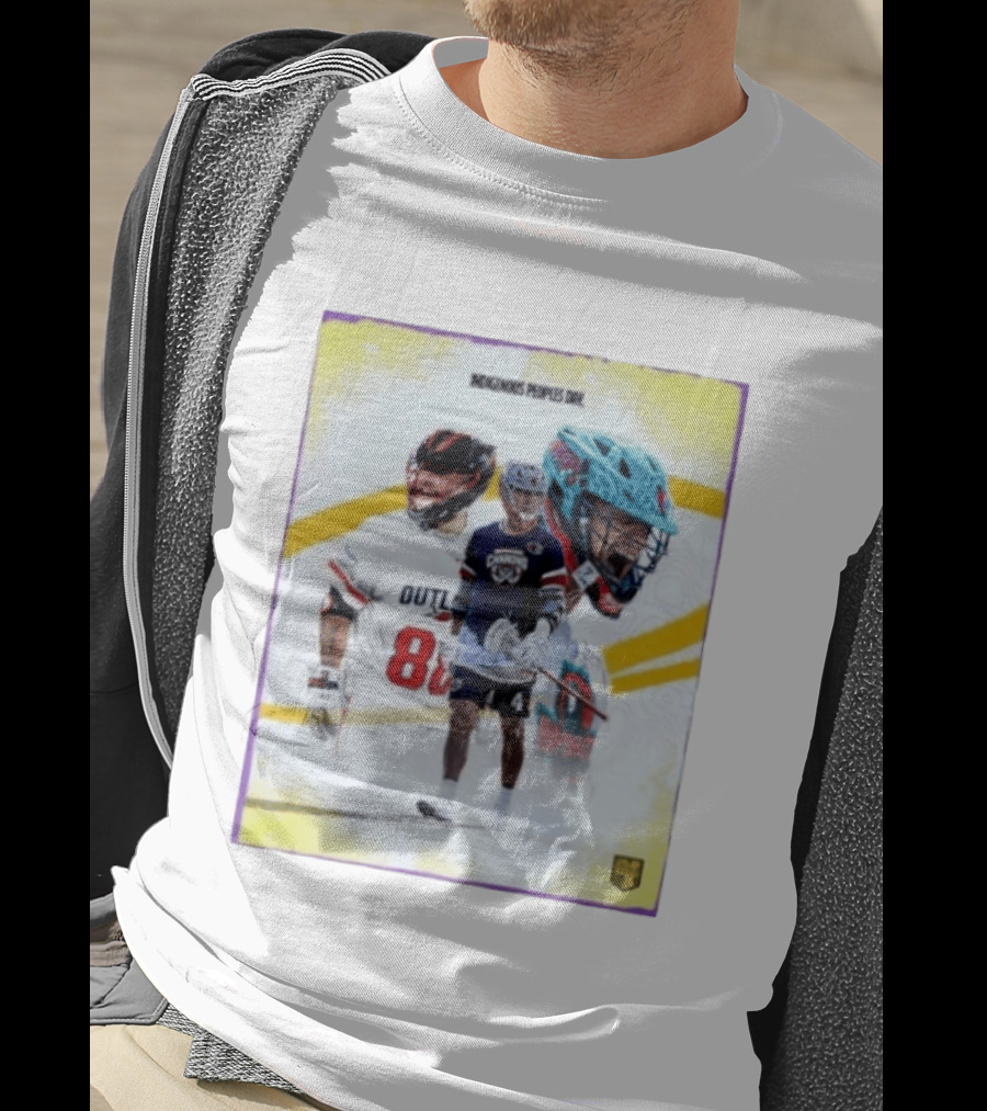 Indigenous Peoples Day PLL Lacrosse Cannons Outlaws Player Collage T-Shirt