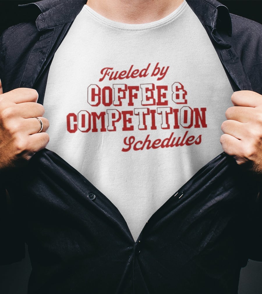 Fueled By Coffee And Competition Schedules US Figure Skating T-Shirt