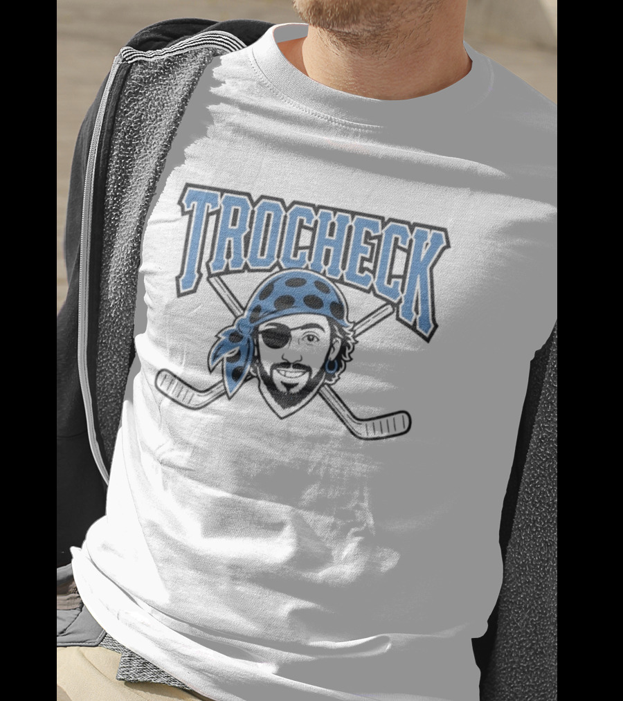 Vincent Trocheck Pirate Face With Hockey Sticks T-Shirt